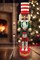 Christmas Drummer Nutcracker. Wizardi Classic Wooden Festive Decoration F07M14-32-N01819A